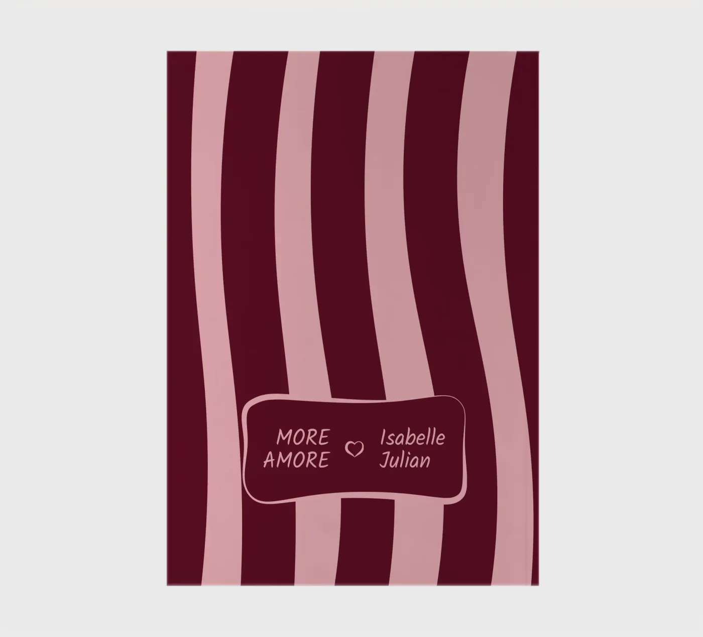More Amore <3 Name Notizbuch von Personalizable Designs