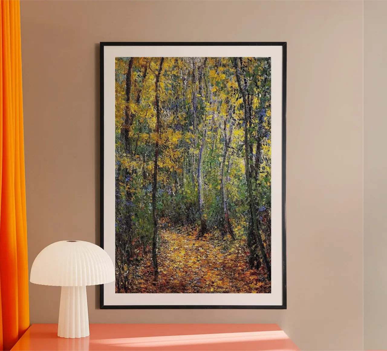 autumn natural landscape claude monet poster by belong shop