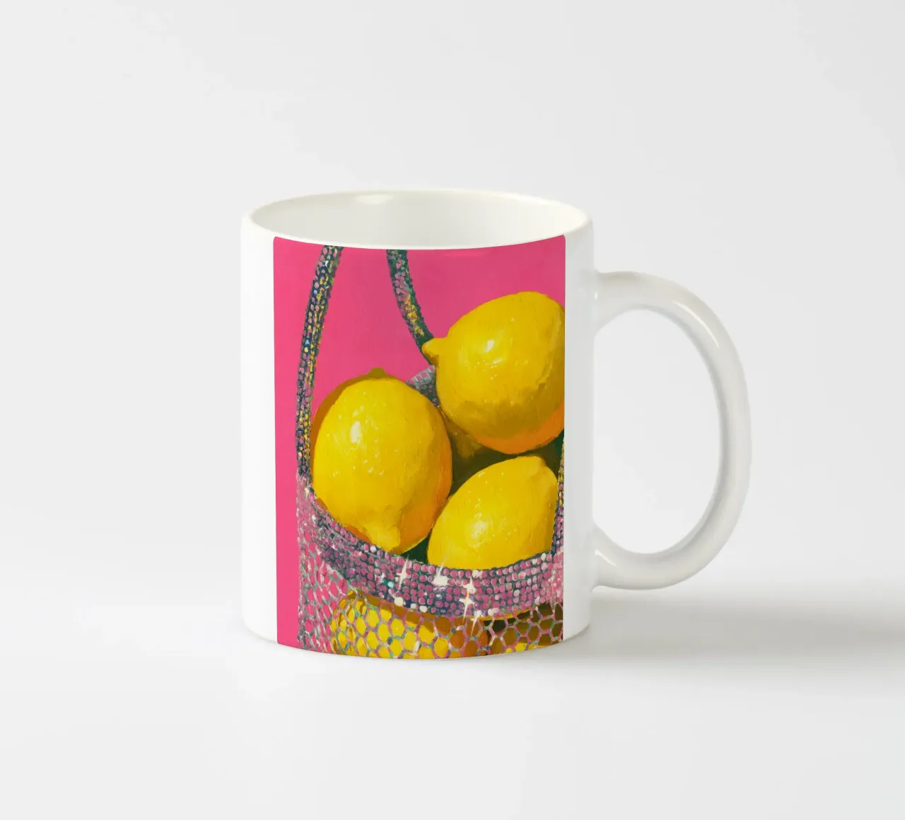 Glitter e limoni tazza in ceramica da Carinaprint