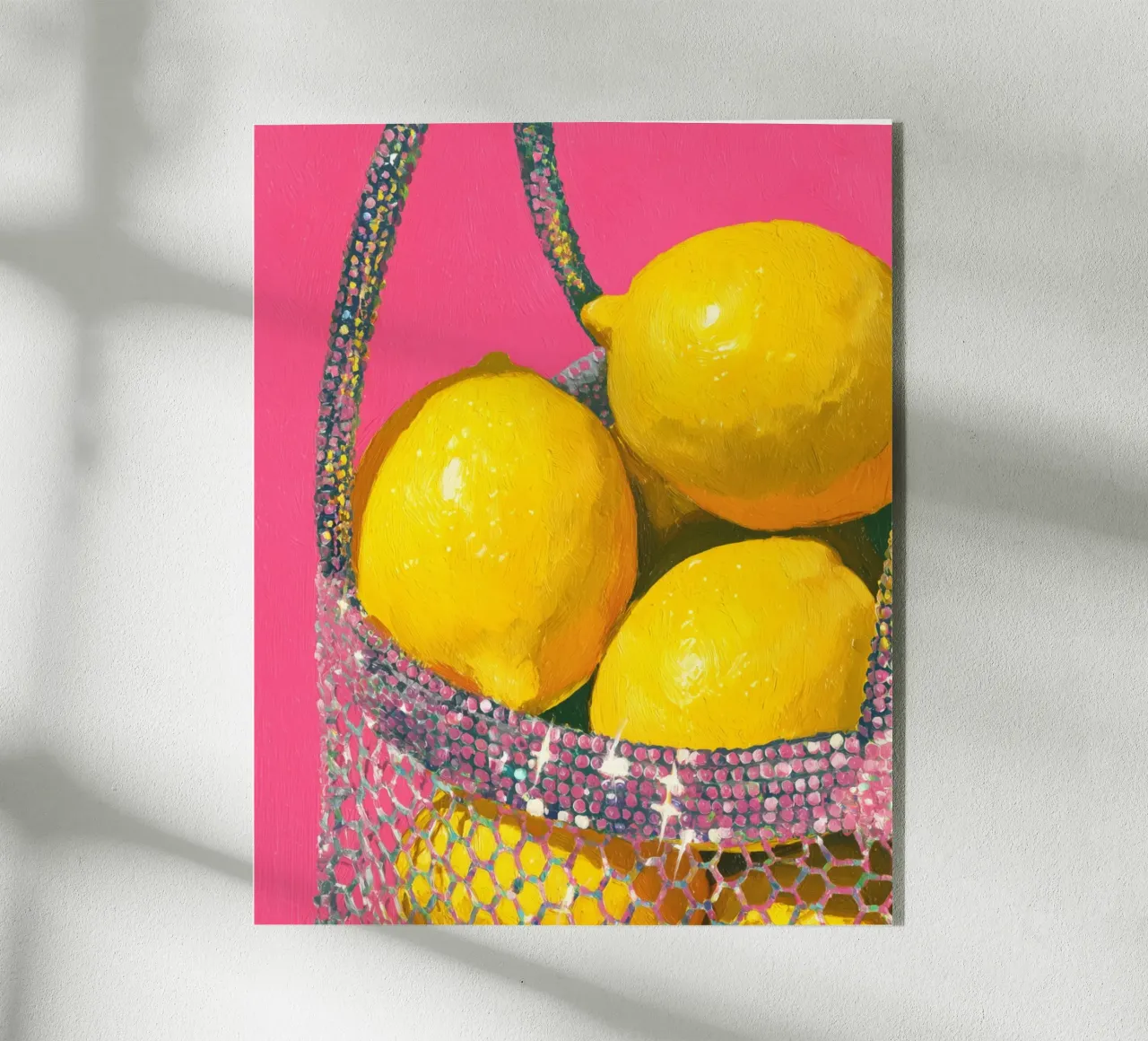 Glitter e limoni plexiglass da Carinaprint