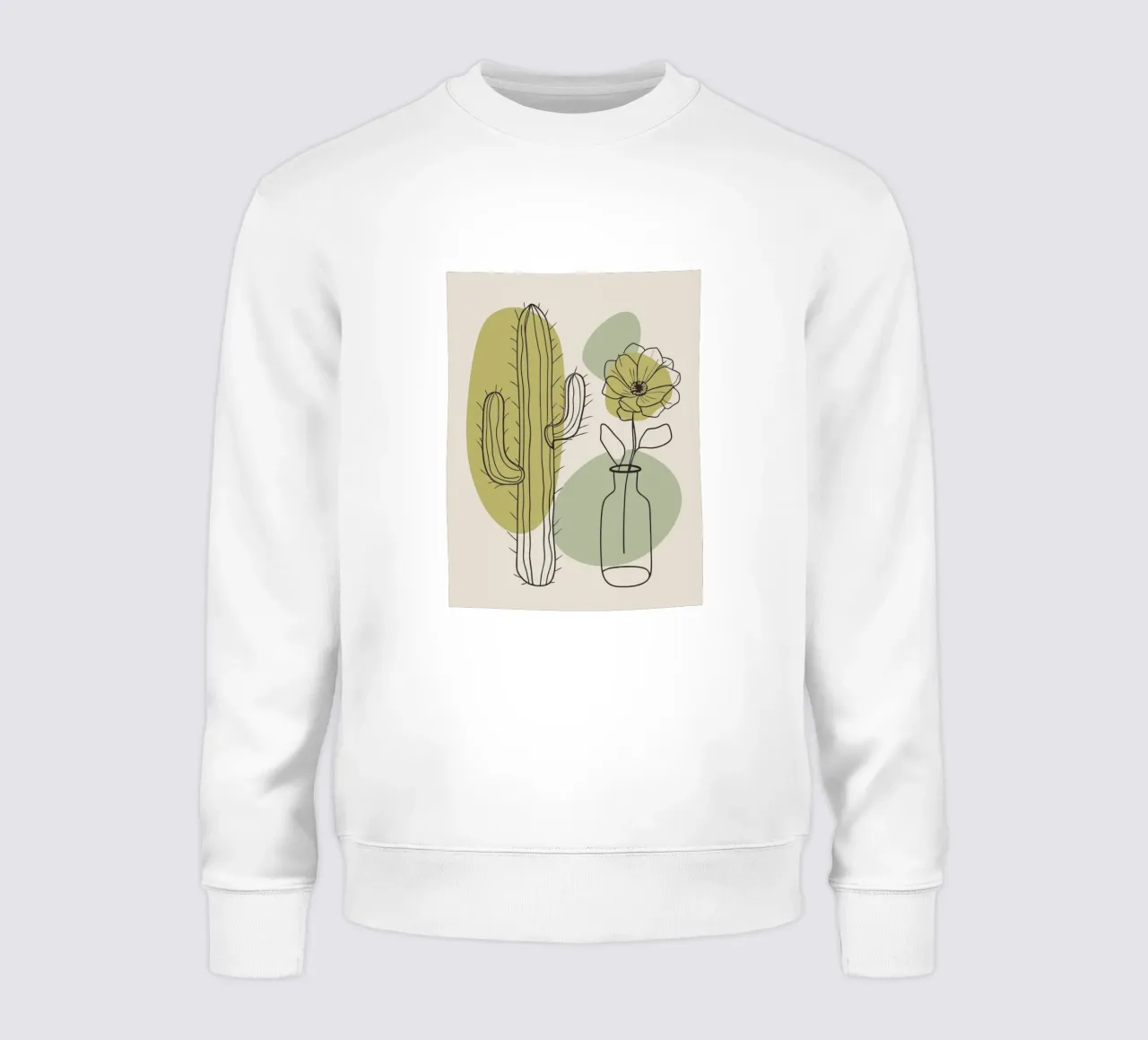 Cactus e fiori felpa da RELAXING TOUCH
