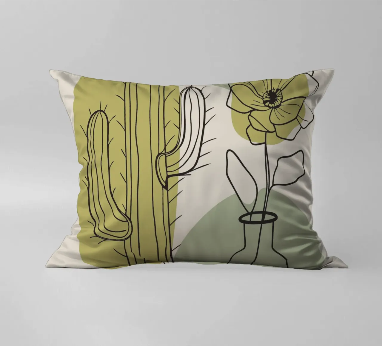 Cactus e fiori cuscino da RELAXING TOUCH