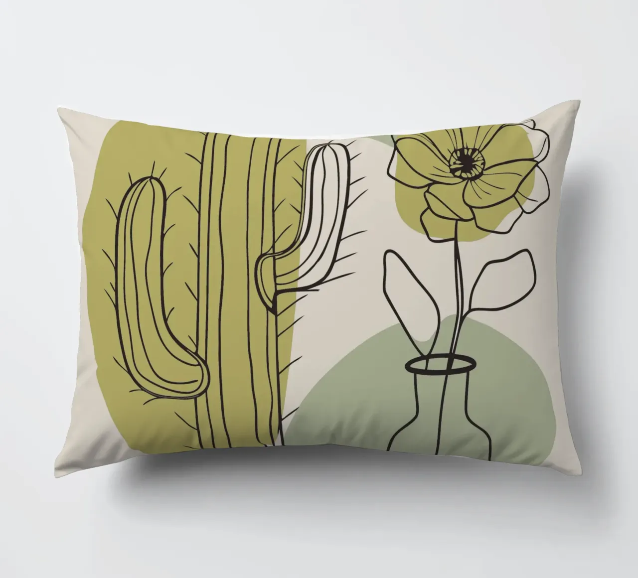 Cactus e fiori cuscino da RELAXING TOUCH