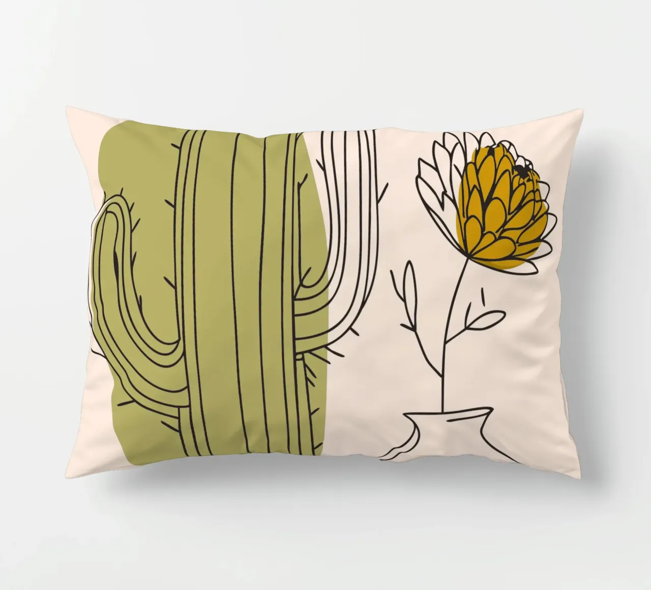 Cactus e fiori cuscino da RELAXING TOUCH