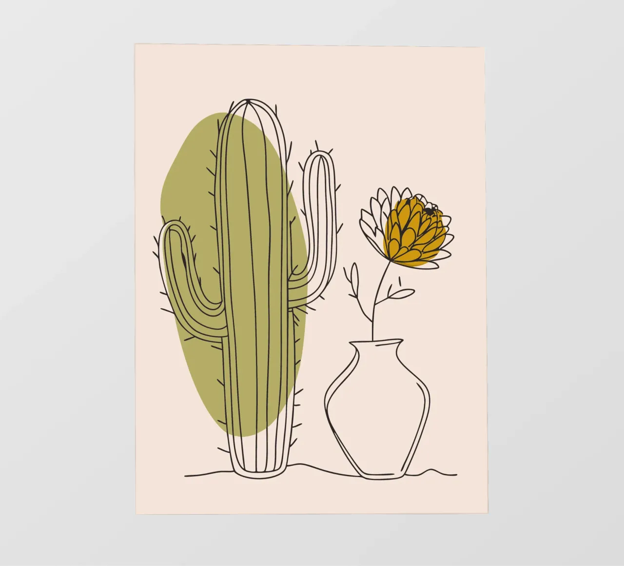 Cactus e fiori pellicola backlit da RELAXING TOUCH