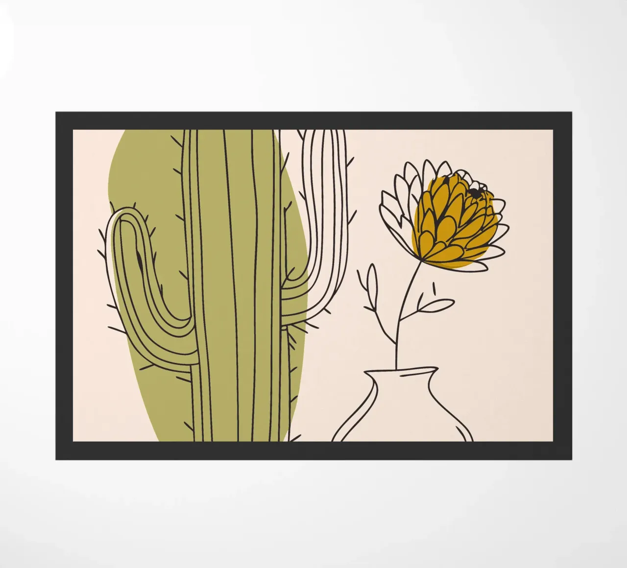 Cactus e fiori zerbino da RELAXING TOUCH