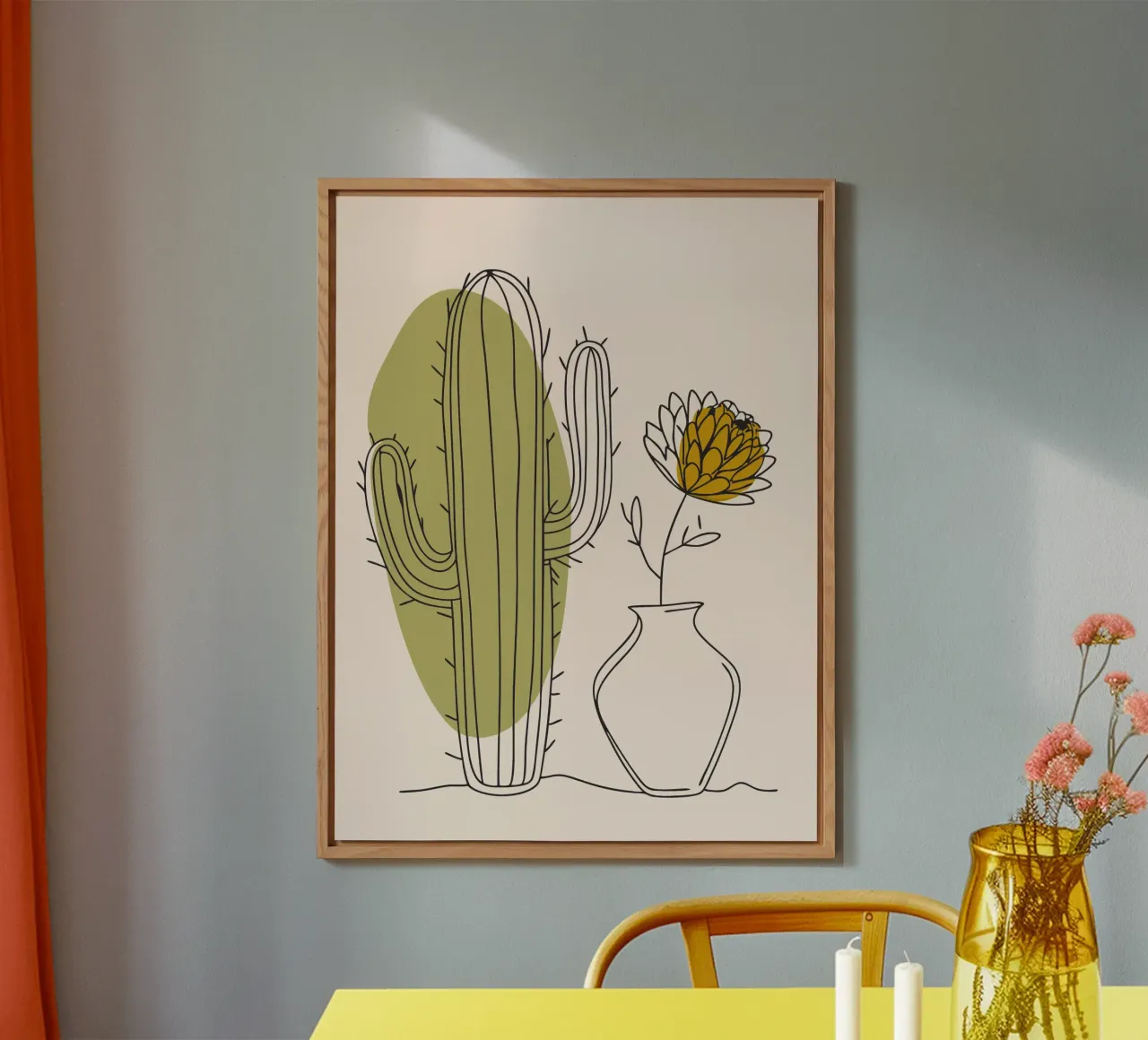 Cactus e fiori alluminio dibond da RELAXING TOUCH