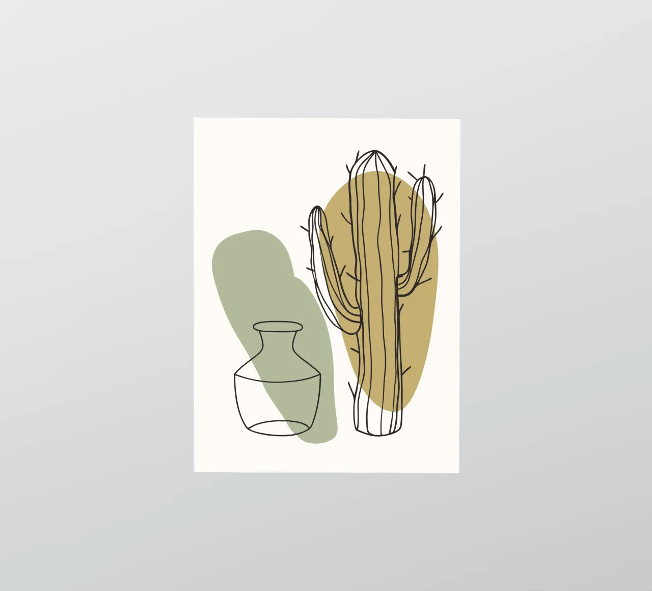 Cactus e vaso adesivo da RELAXING TOUCH