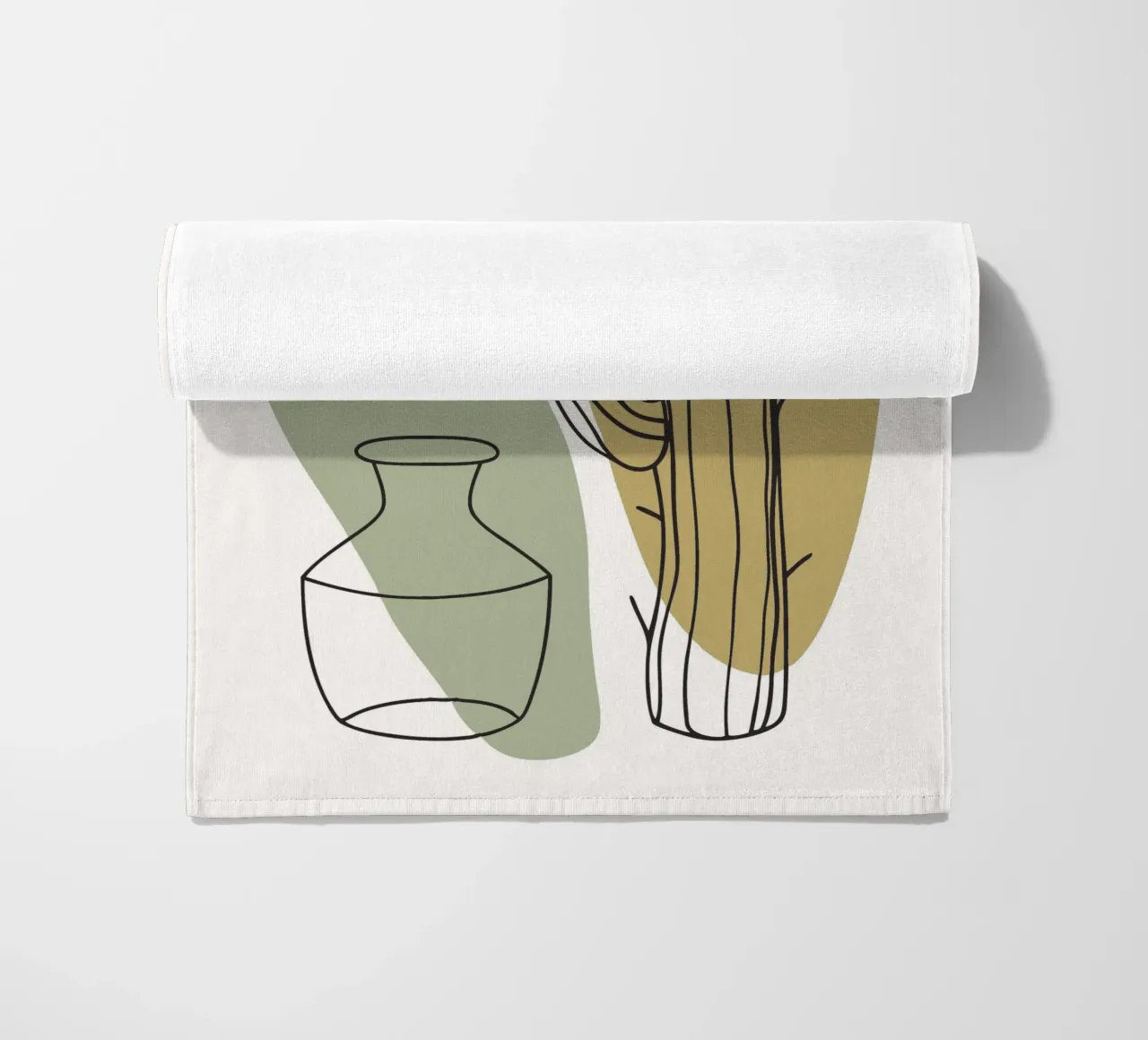 Cactus e vaso telo mare da RELAXING TOUCH