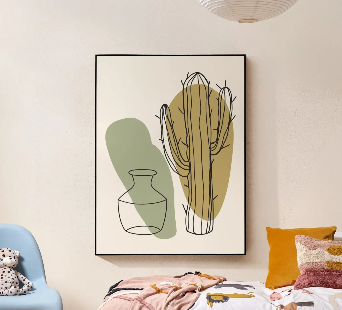 Cactus et vase plexiglas de RELAXING TOUCH