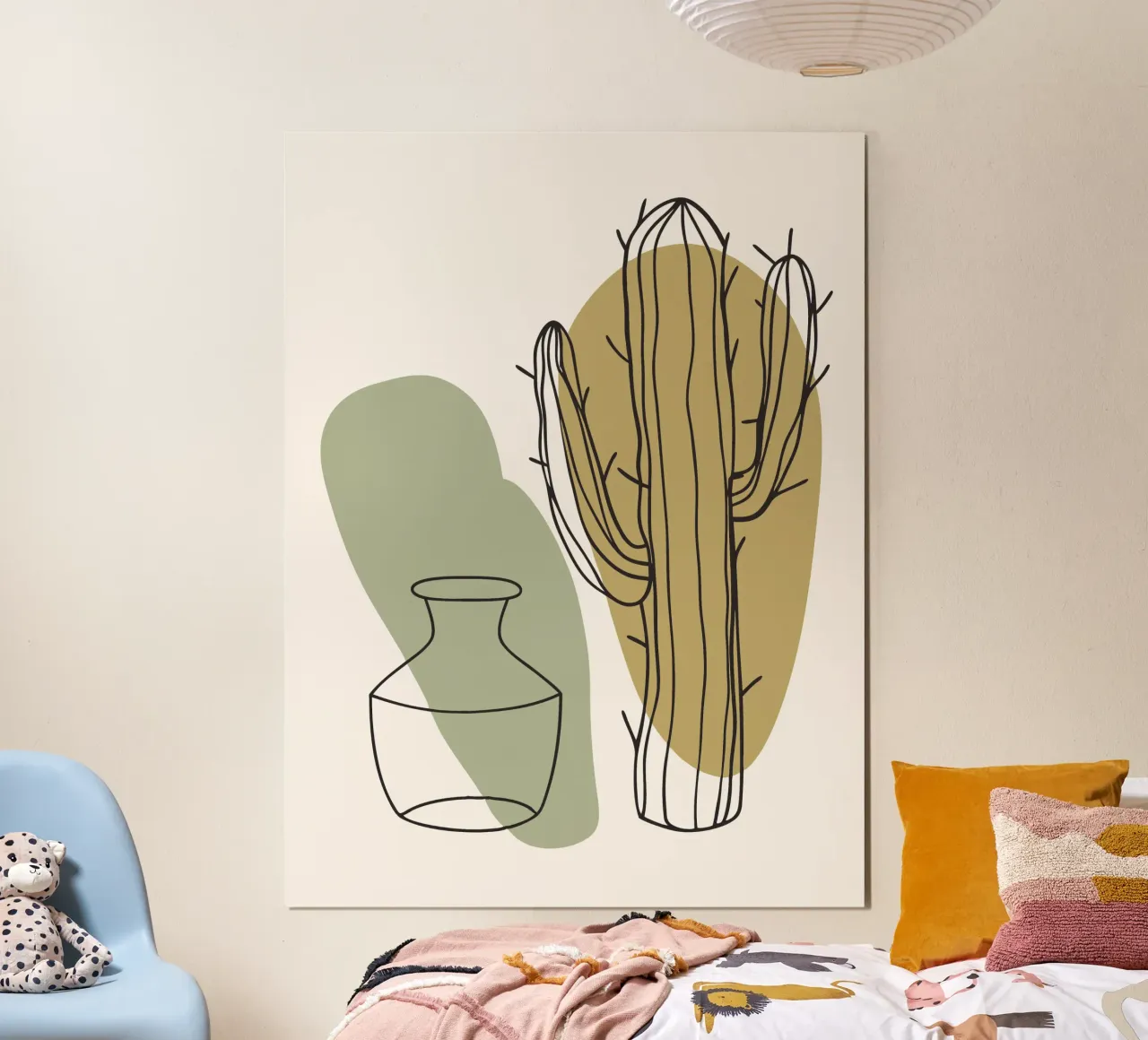 Cactus e vaso poster da RELAXING TOUCH