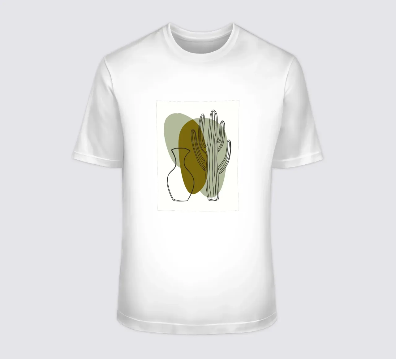 Cactus e vaso t-shirt da RELAXING TOUCH