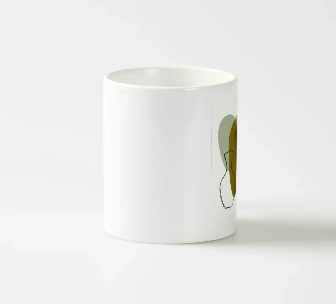 Cactus e vaso tazza in ceramica da RELAXING TOUCH