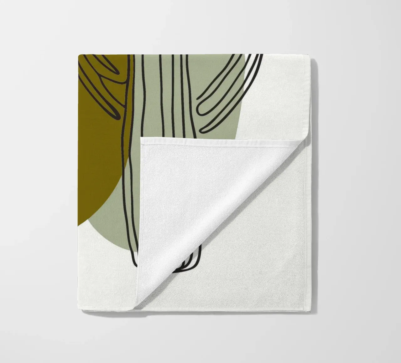 Cactus e vaso telo mare da RELAXING TOUCH