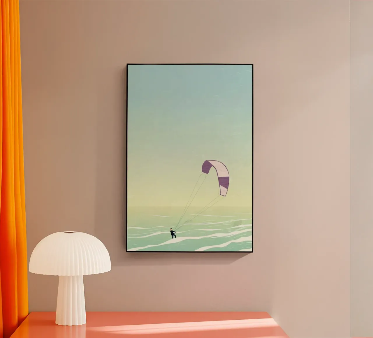 Kitesurfing plexiglass da Katinka Reinke