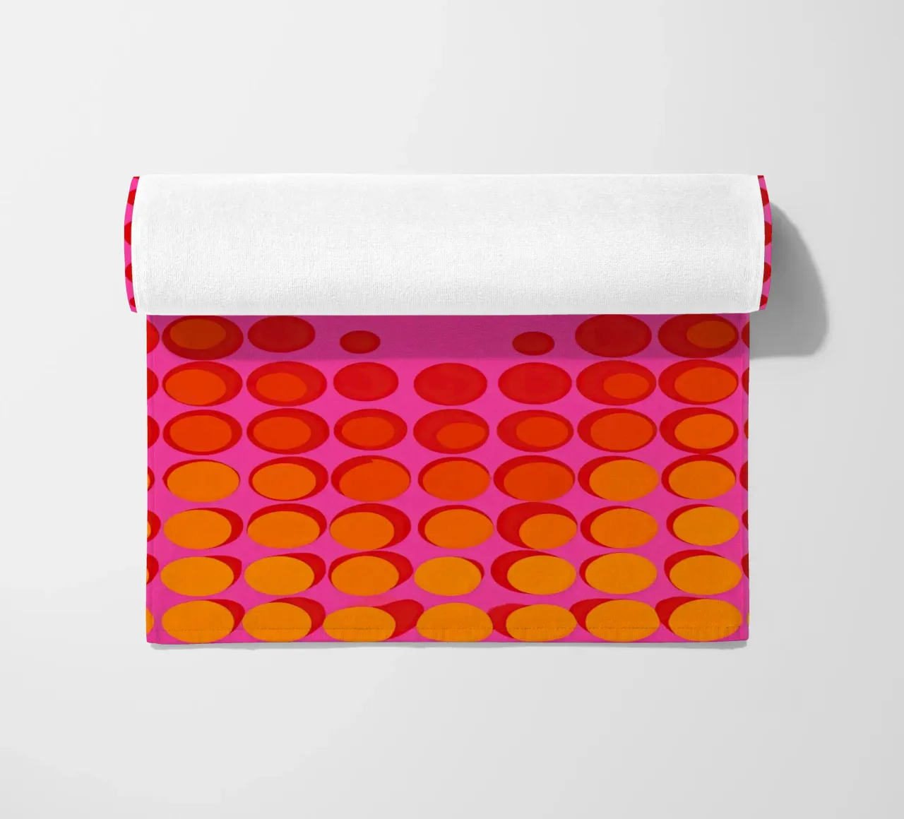 Atterraggio di precisione | Op-Art decorativa telo mare da Autofocus