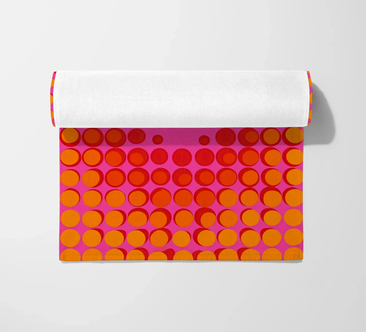Atterraggio di precisione | Op-Art decorativa telo mare da Autofocus