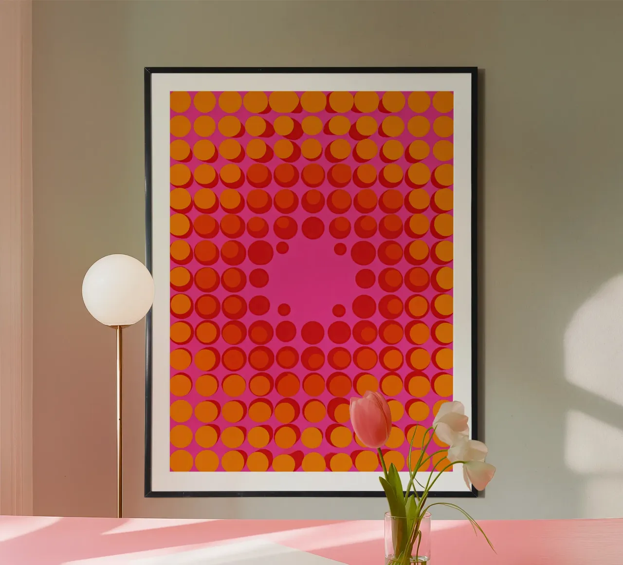 Precision landing | Decorative Op-Art hahnemühle by Autofocus