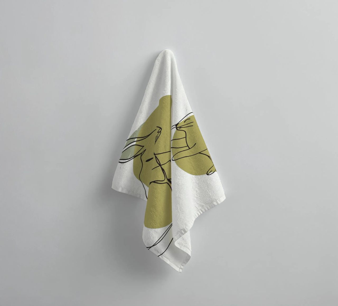 Cat and Rabbit towel by RELAXING TOUCH