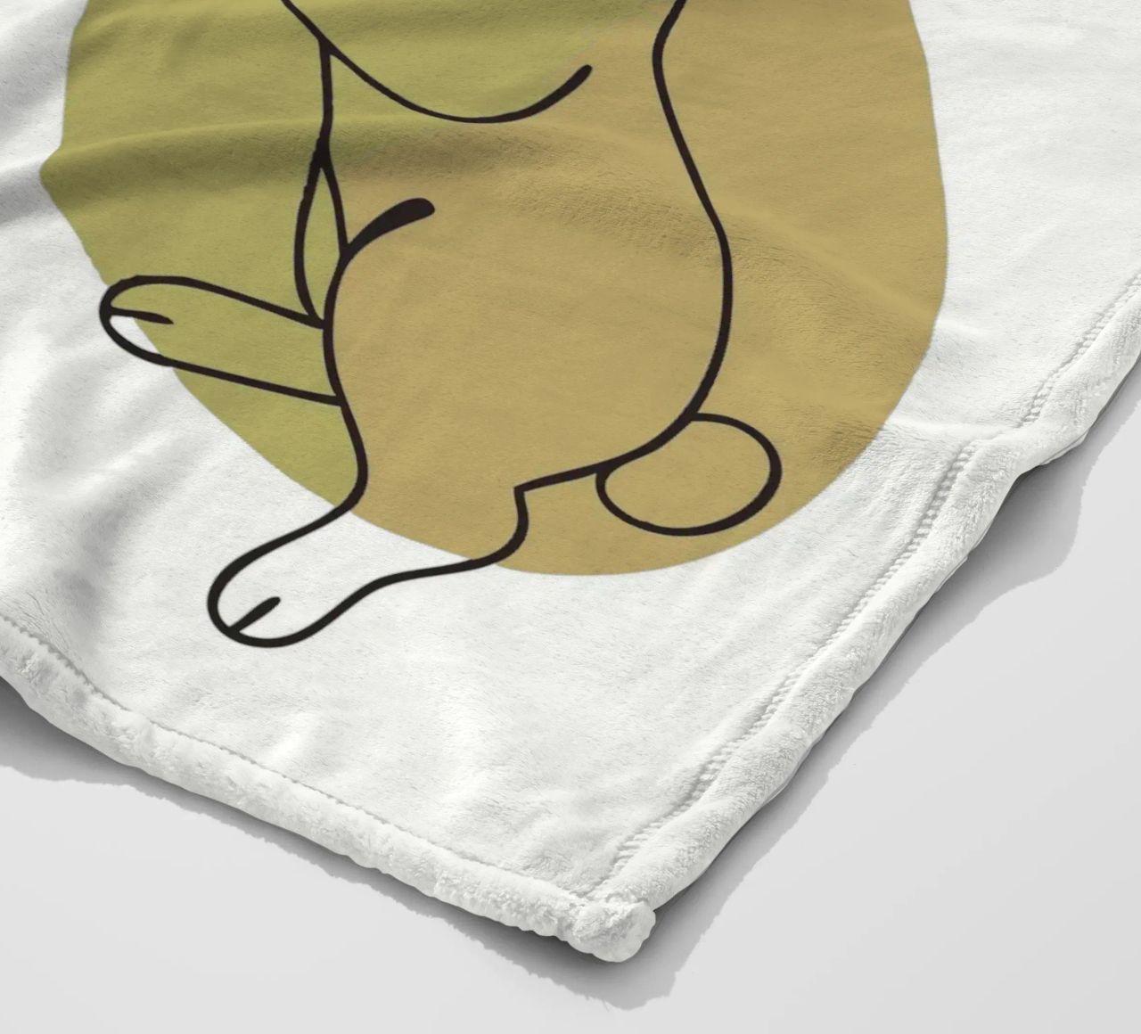 Cat and Rabbit fleece blanket by RELAXING TOUCH
