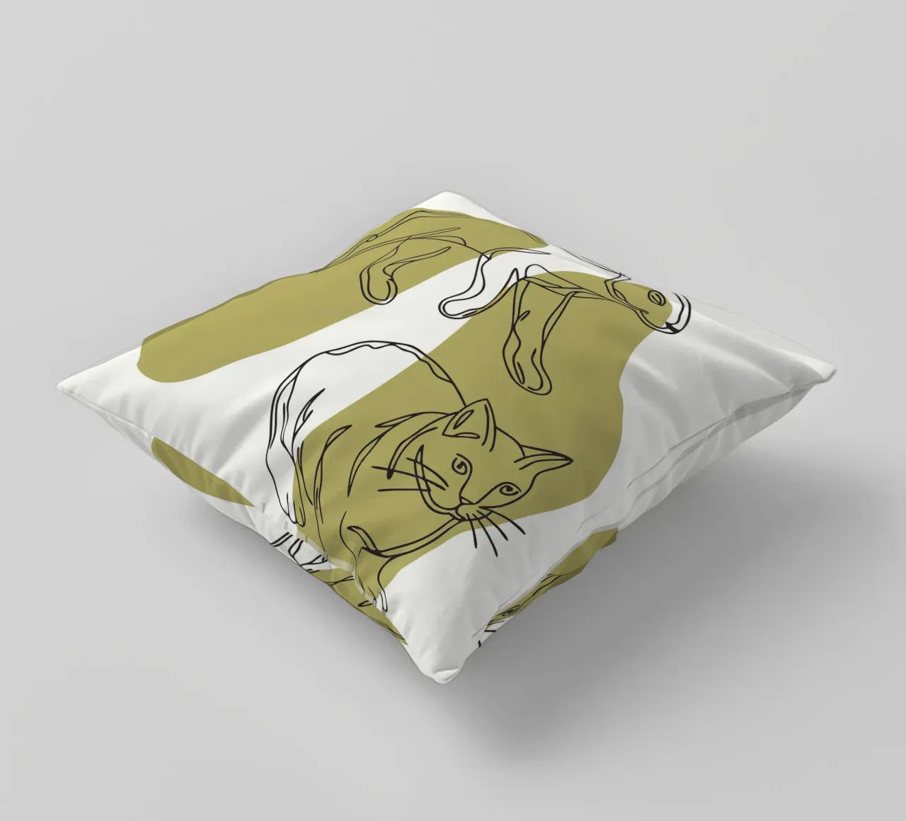 Gatto e coniglio cuscino da RELAXING TOUCH