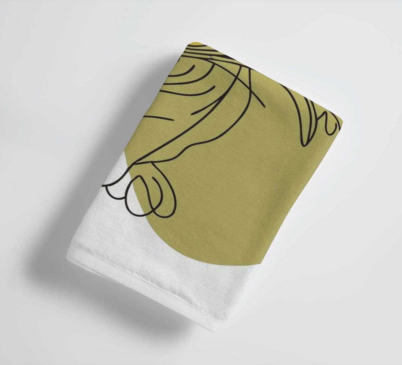 Rabbit Eats Carrots towel by RELAXING TOUCH