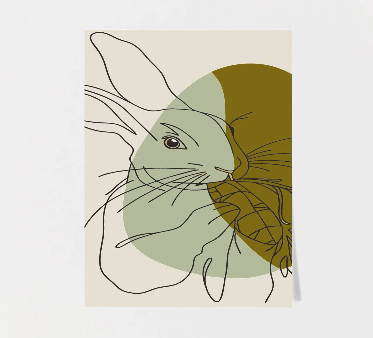 Rabbit Eats Carrots sticker sheet by RELAXING TOUCH