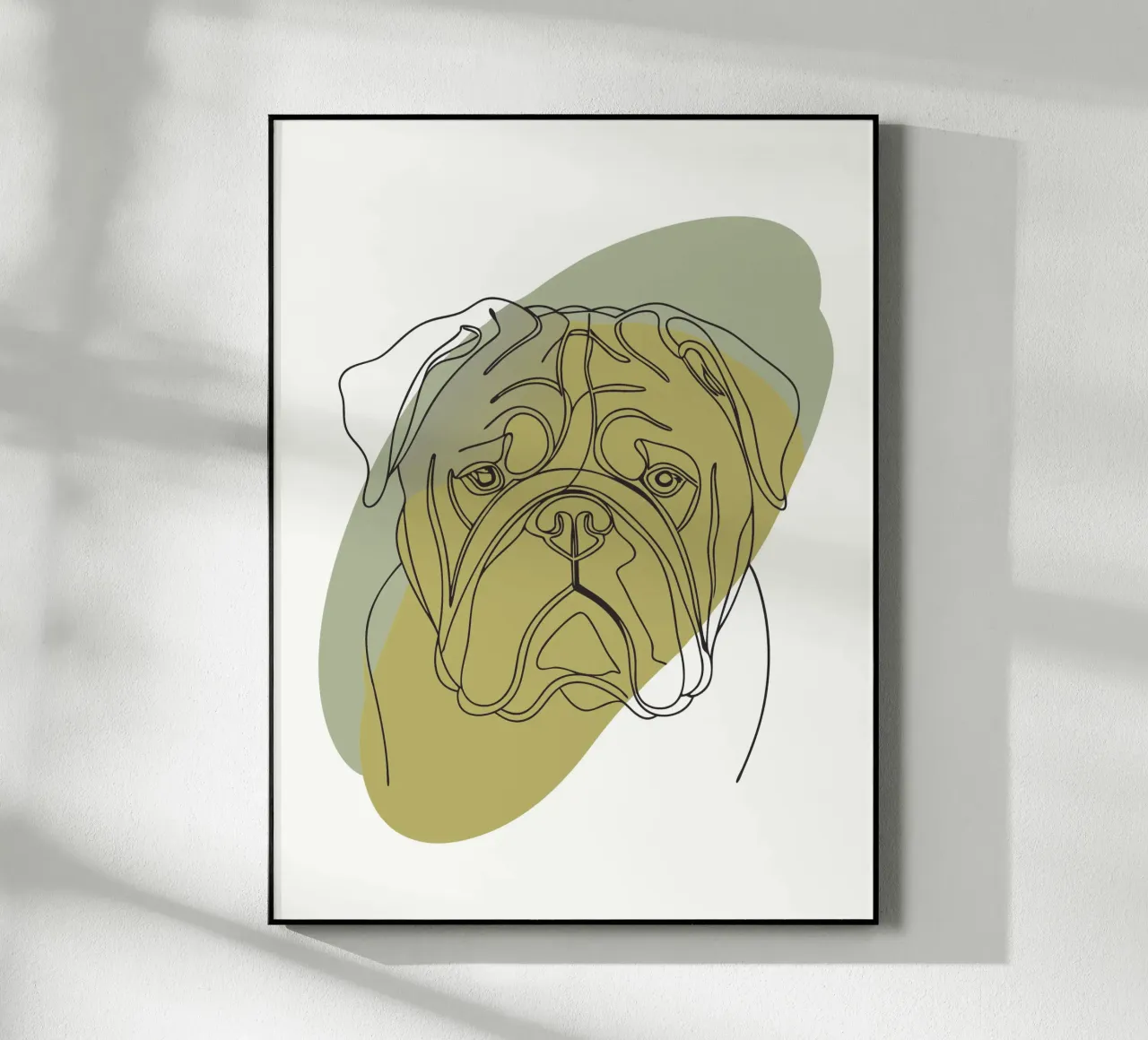 Testa di cane minimalista plexiglass da RELAXING TOUCH