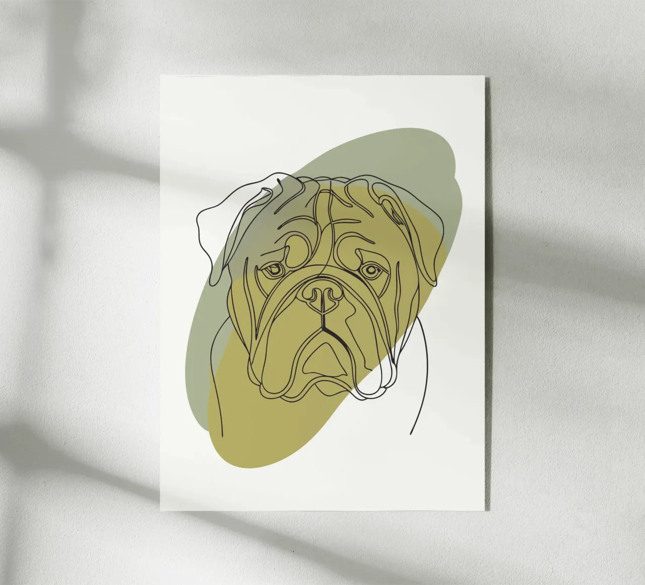 Testa di cane minimalista plexiglass da RELAXING TOUCH