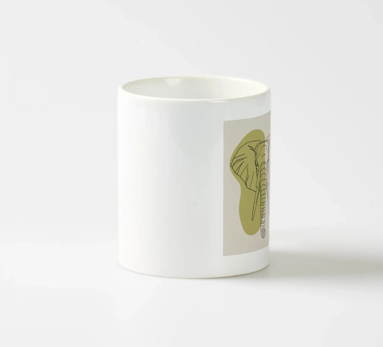 Elefante minimalista tazza in ceramica da RELAXING TOUCH