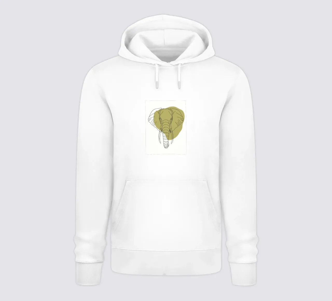 Elefante minimalista felpa con cappuccio da RELAXING TOUCH