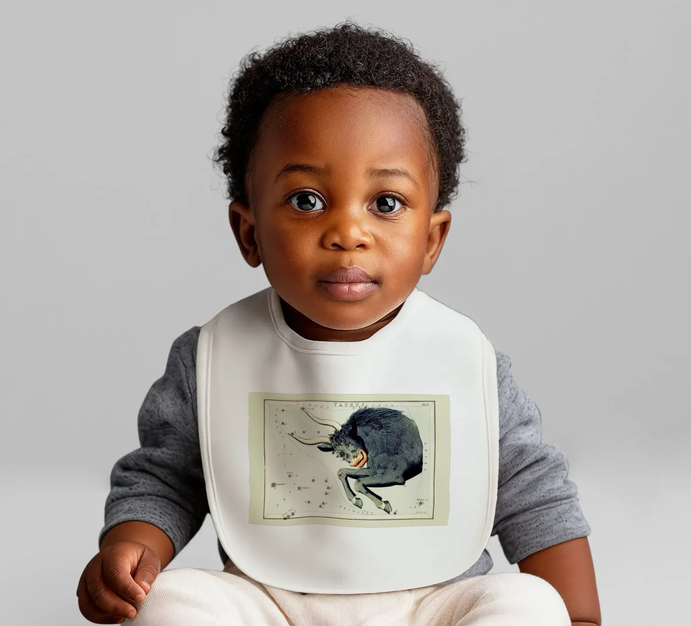 Taurus baby bib by Vintage by JUNIQE