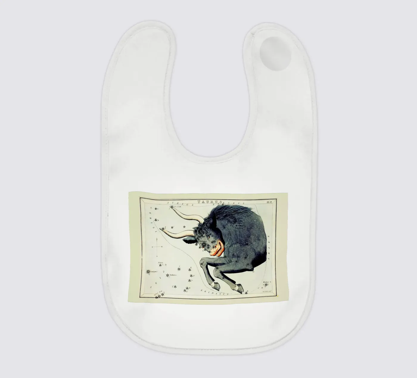 Taurus baby bib by Vintage by JUNIQE