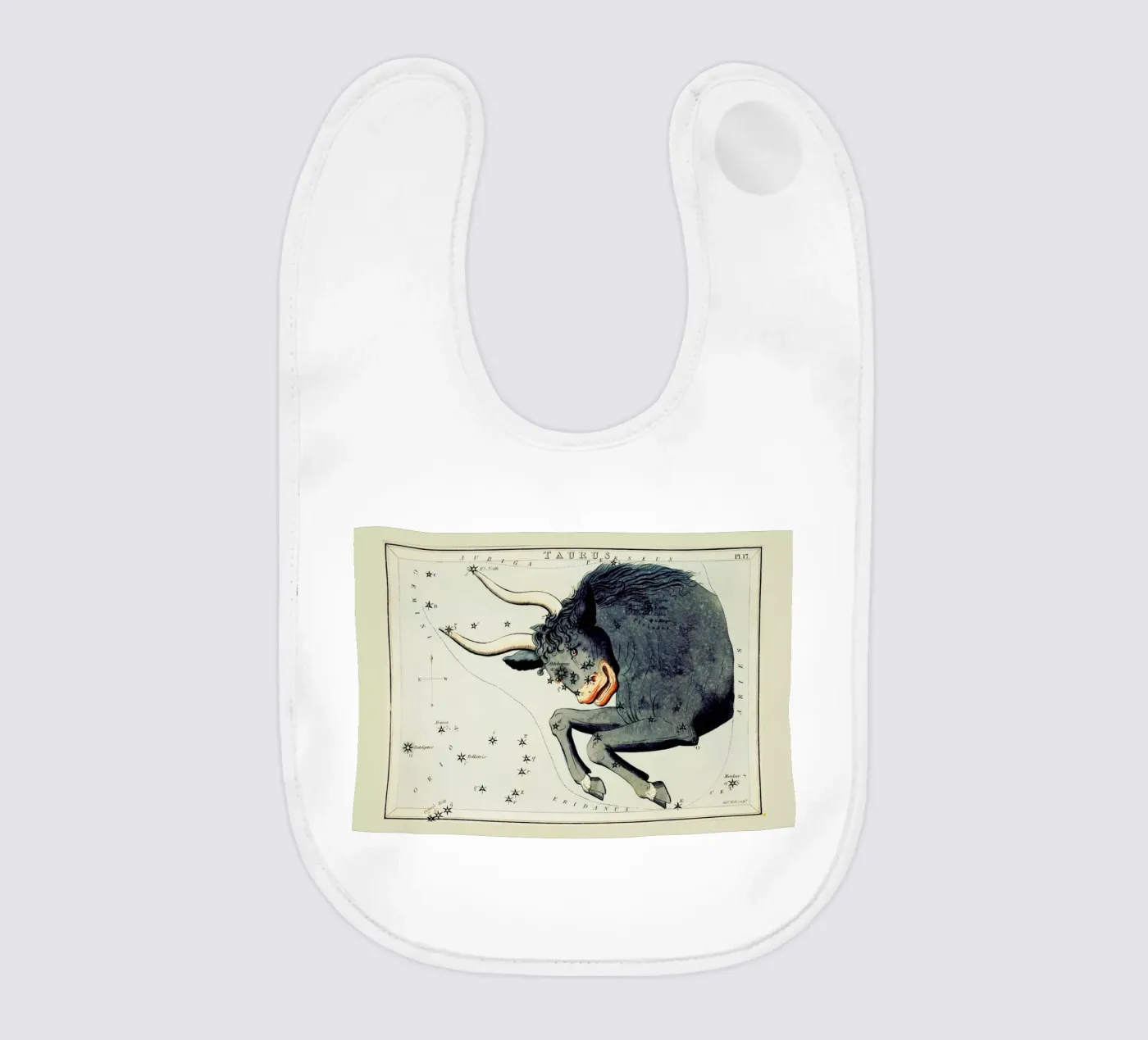 Taurus baby bib by Vintage by JUNIQE