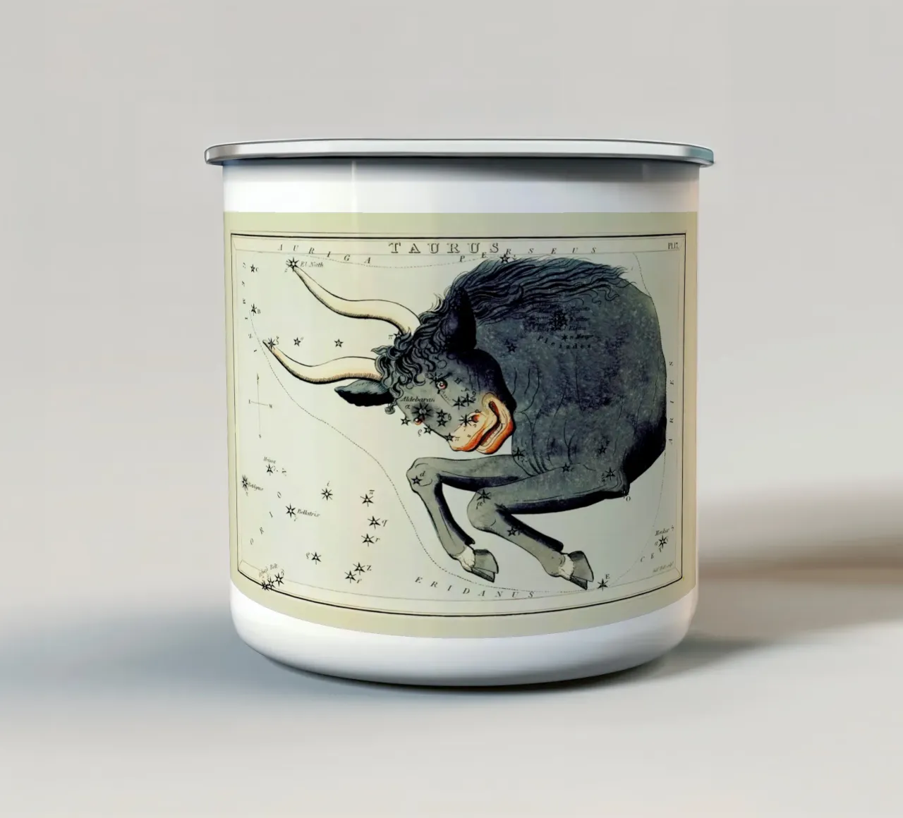 Taurus tazza in smalto da Vintage by JUNIQE