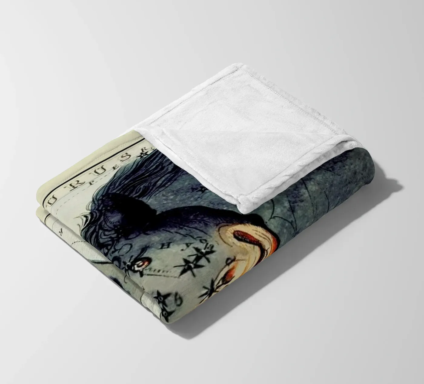 Taurus fleece blanket by Vintage by JUNIQE