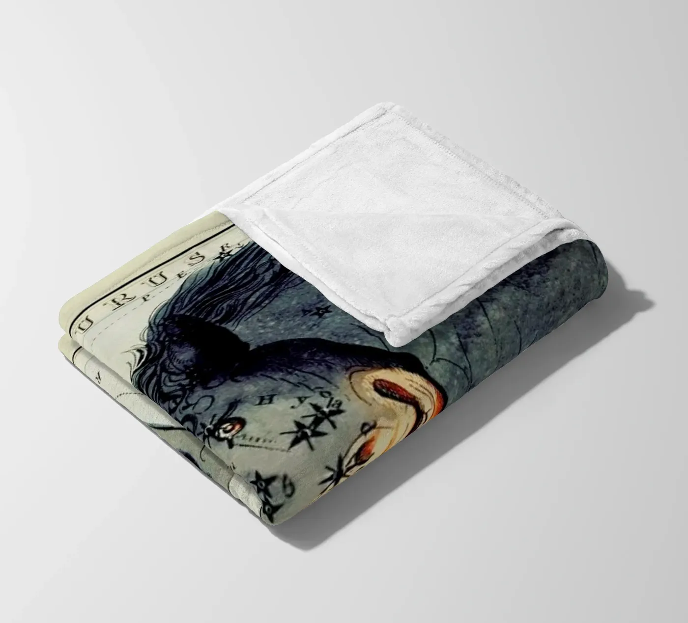 Taurus fleece blanket by Vintage by JUNIQE