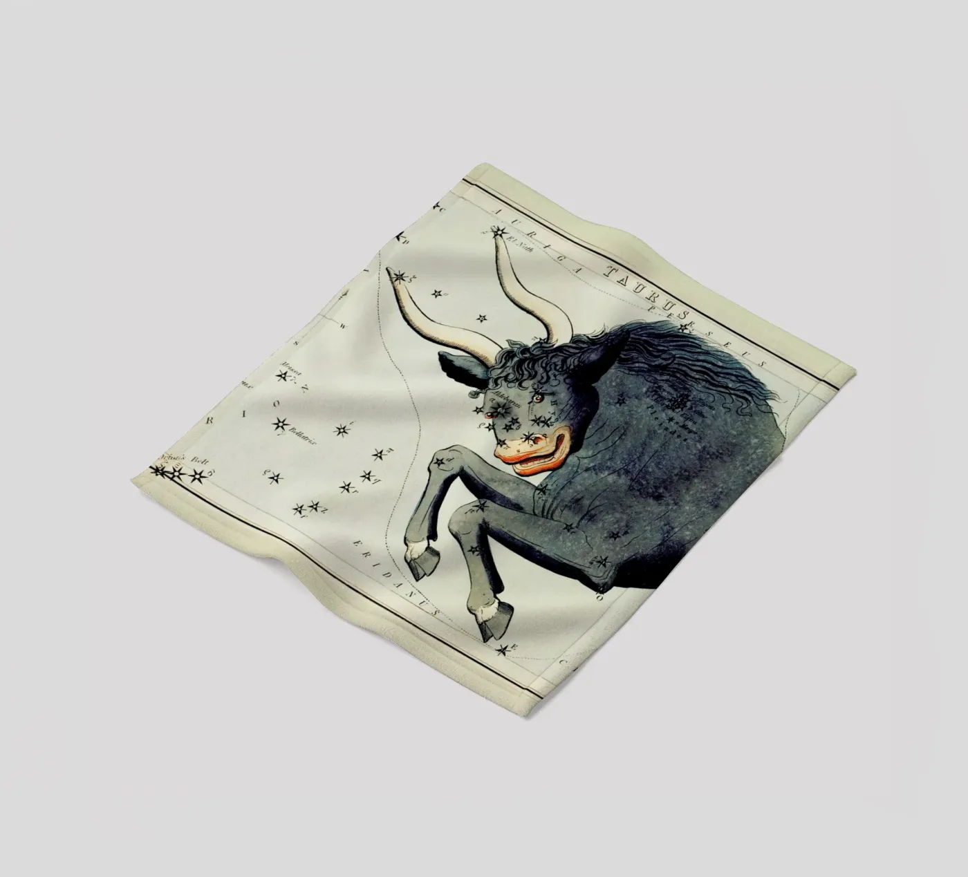 Taurus fleece blanket by Vintage by JUNIQE