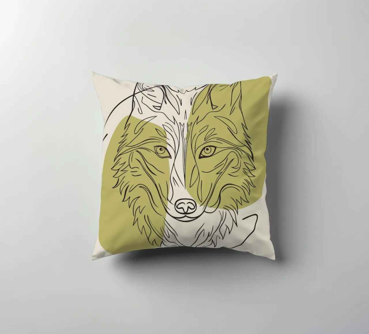 Lupo minimalista cuscino da RELAXING TOUCH
