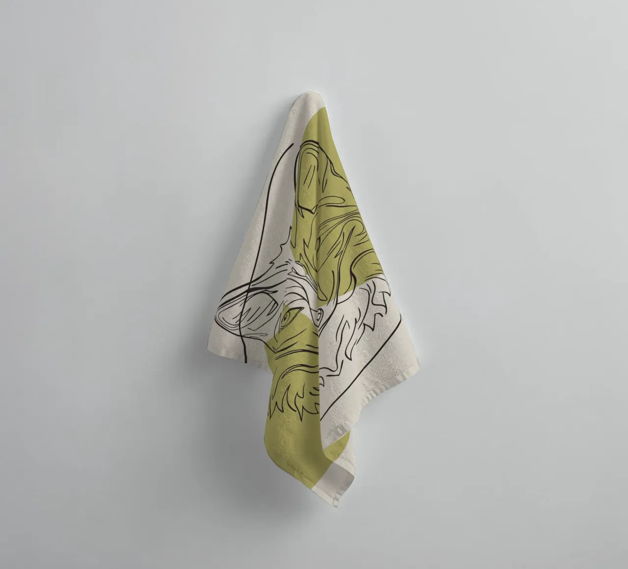 Loup minimaliste serviette de bain de RELAXING TOUCH