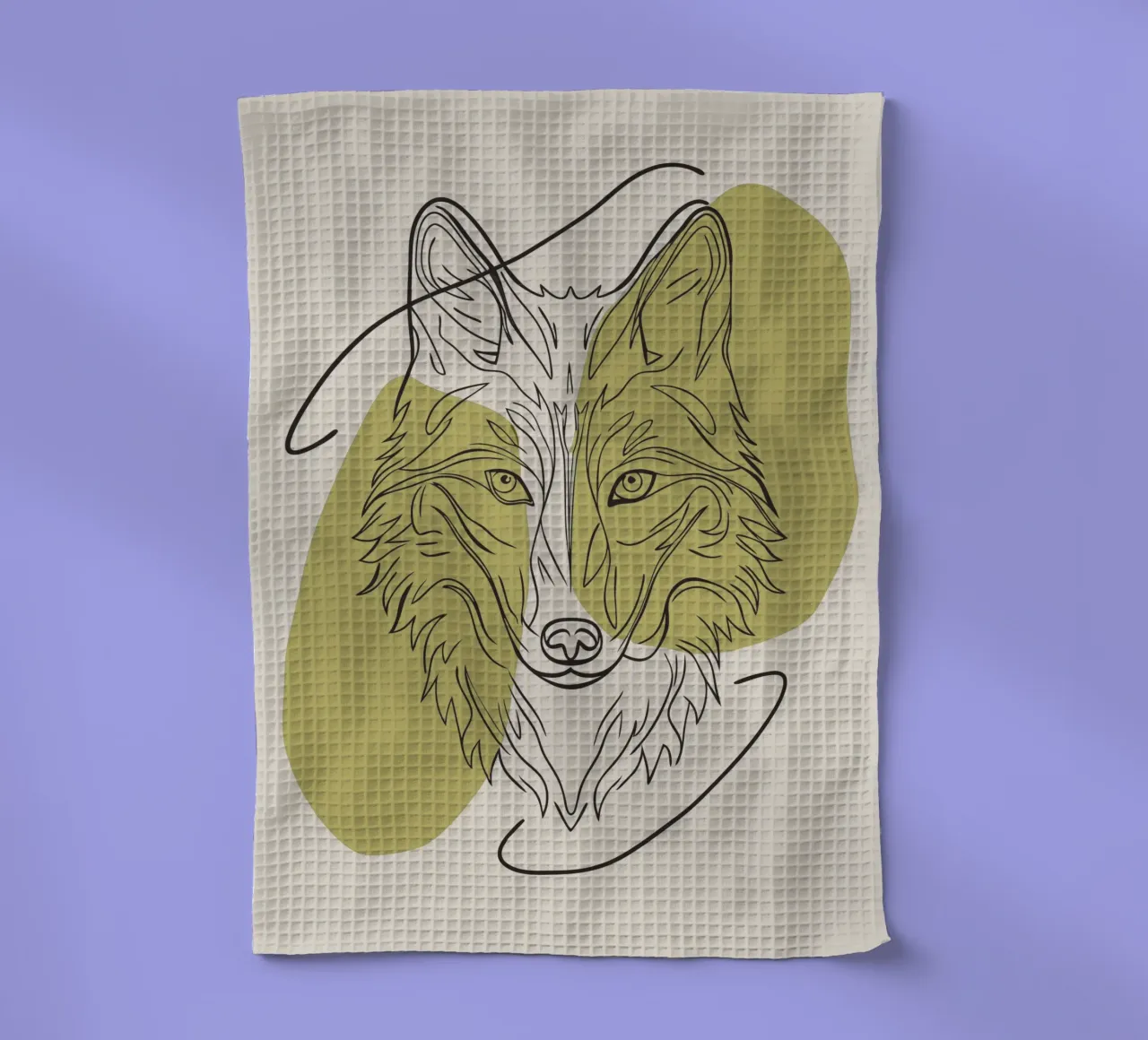 Loup minimaliste torchon de RELAXING TOUCH