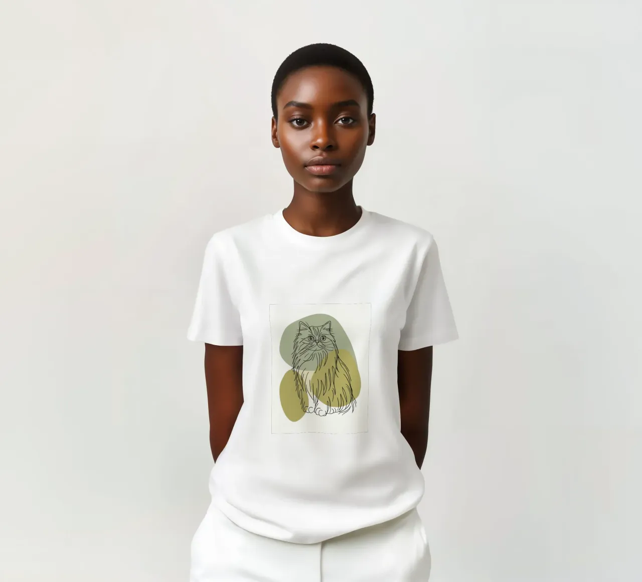 Gatto t-shirt da RELAXING TOUCH