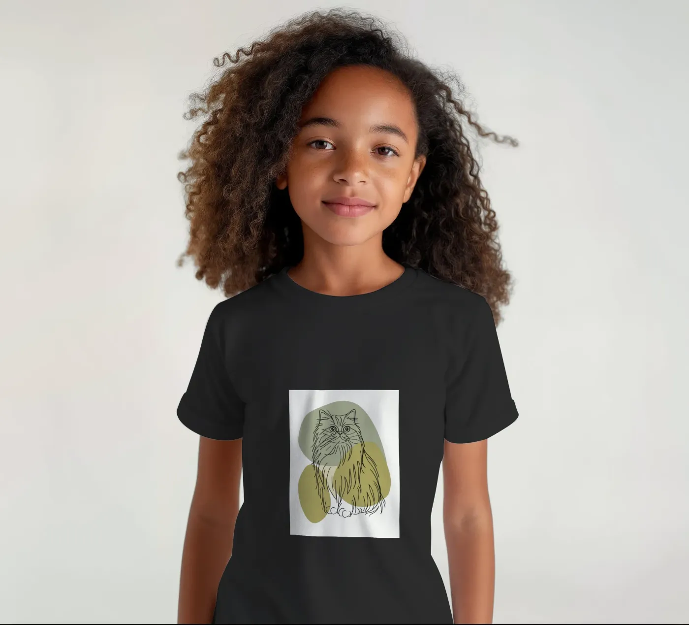 Gatto t-shirt bambini da RELAXING TOUCH