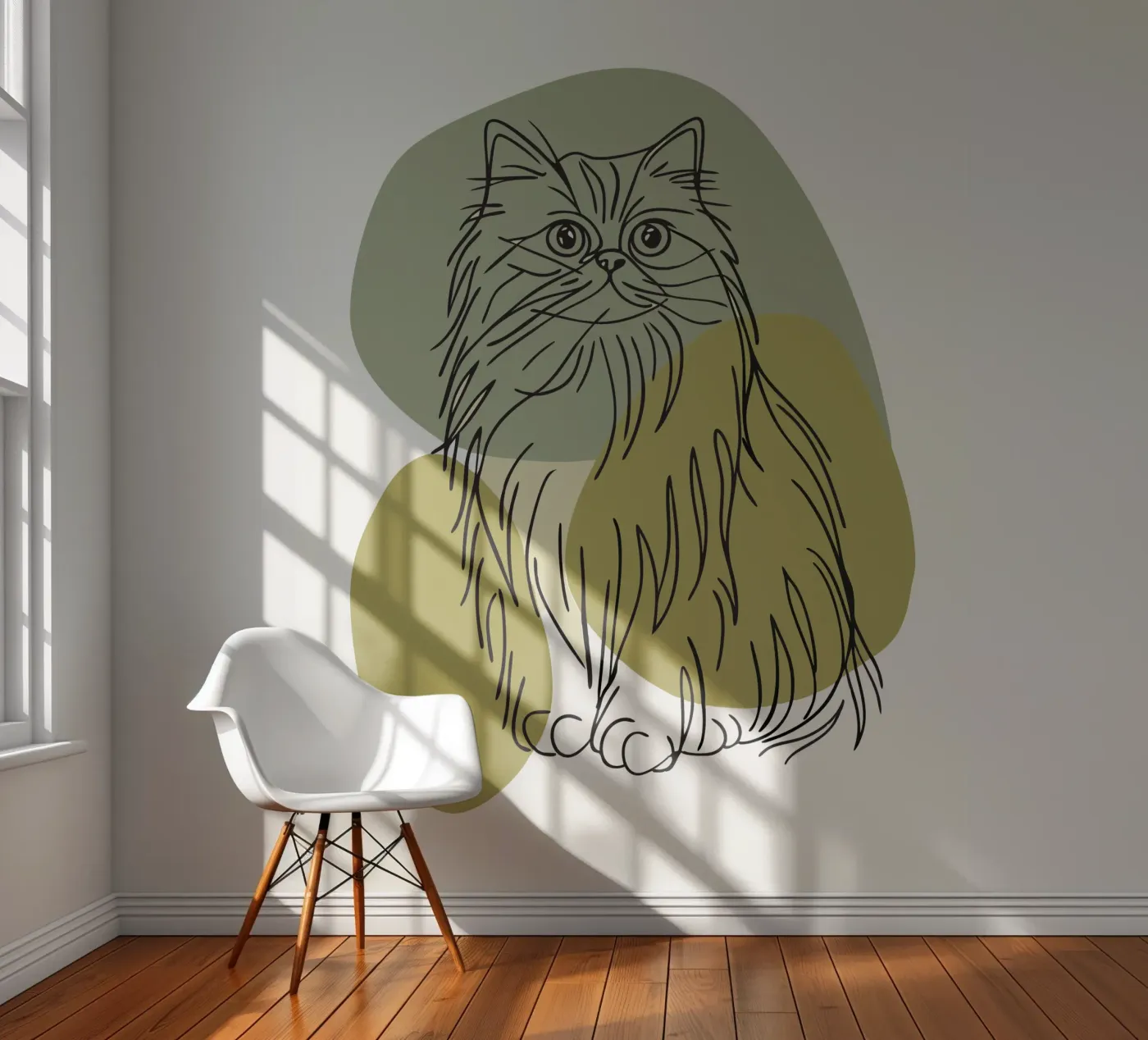 Cat fotobehang van RELAXING TOUCH