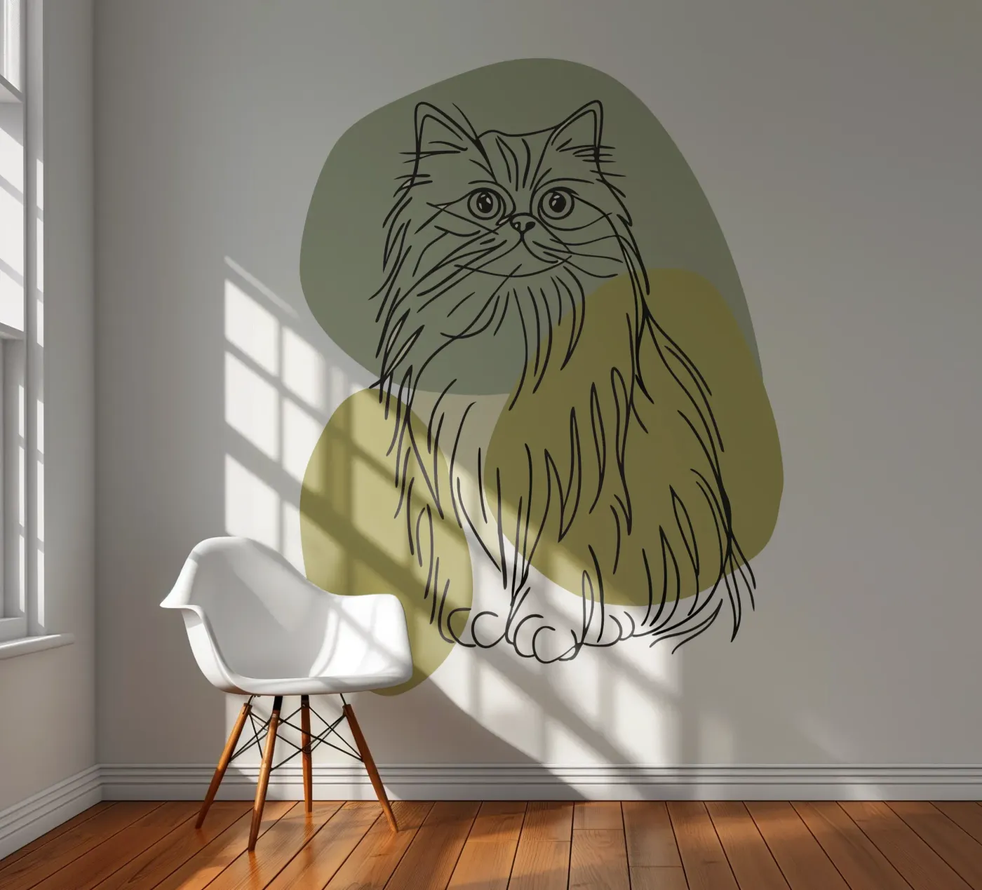 Kat fotobehang van RELAXING TOUCH