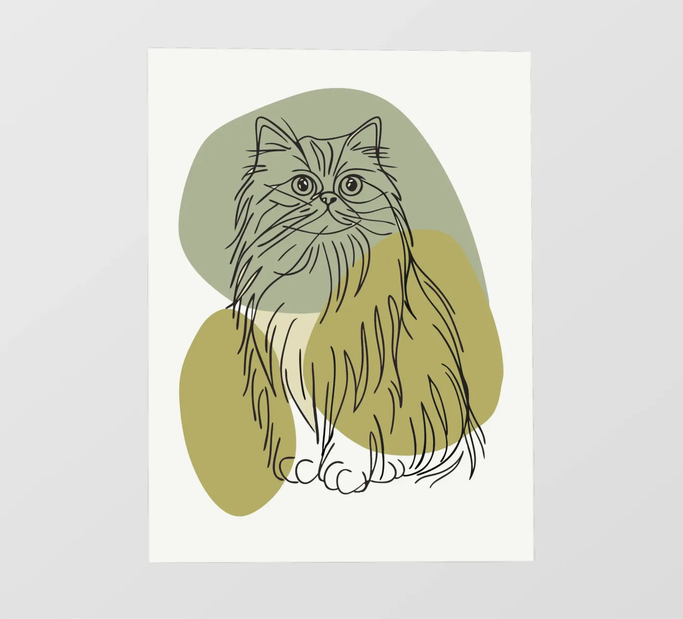 Cat fotobehang van RELAXING TOUCH