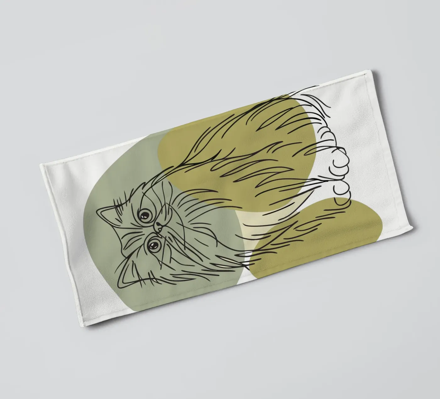 Cat towel by RELAXING TOUCH