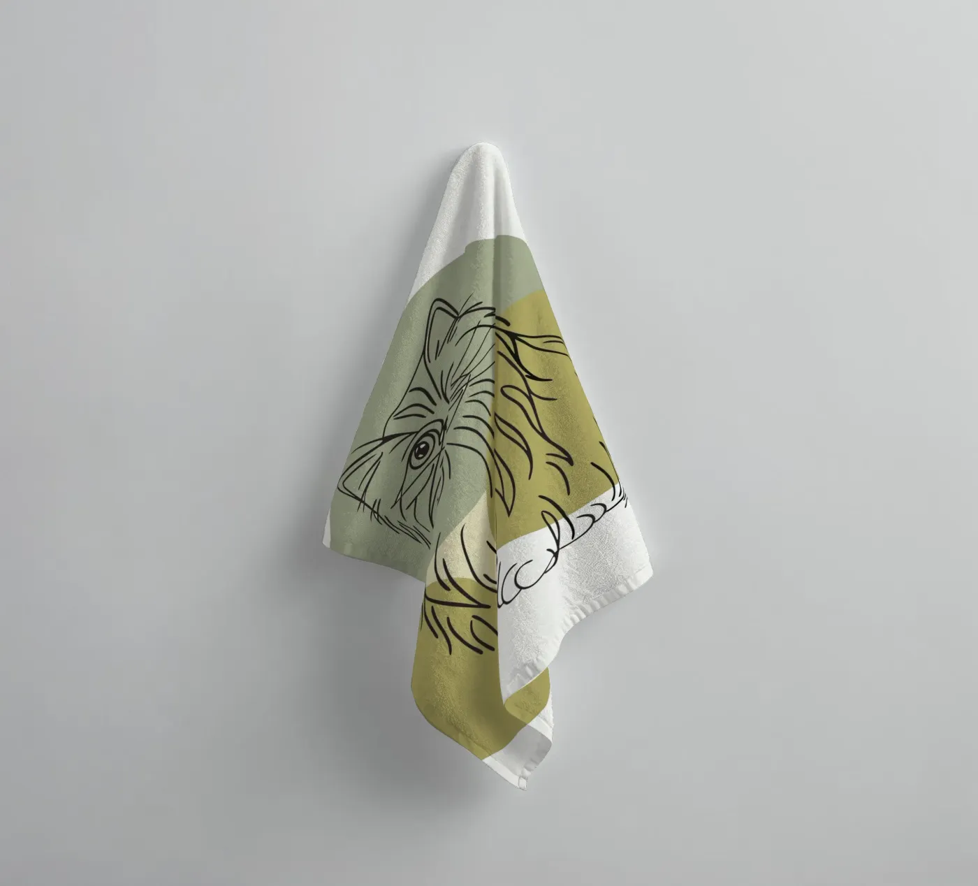 Cat towel by RELAXING TOUCH