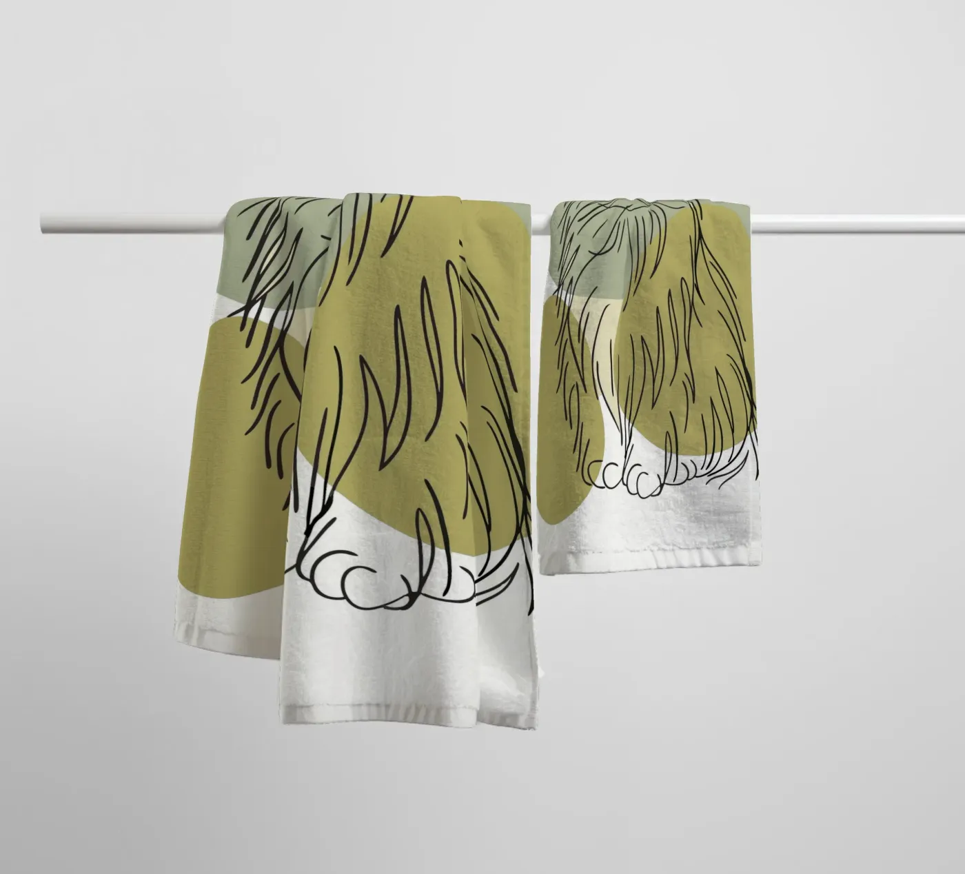 Cat towel by RELAXING TOUCH