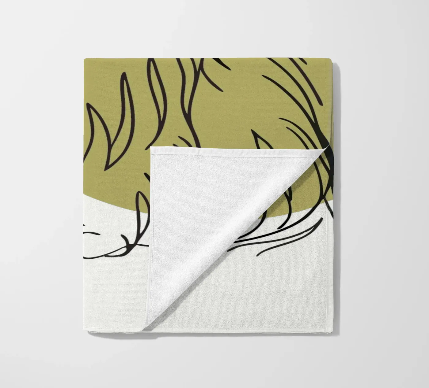 Cat beach towel by RELAXING TOUCH